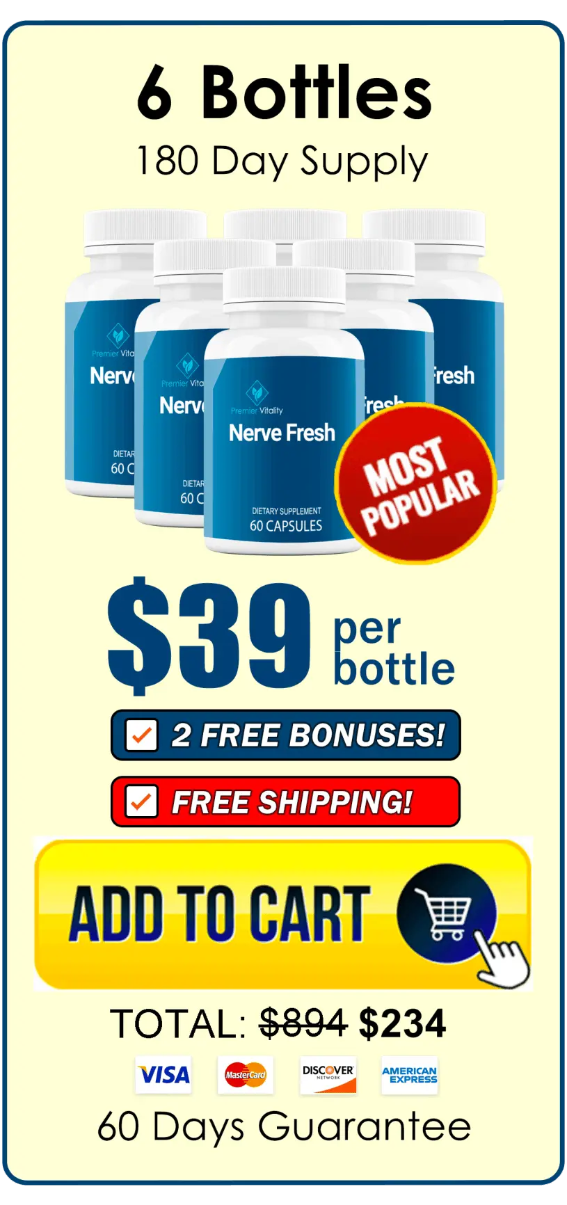 Nerve Fresh - 6 Bottle Pack